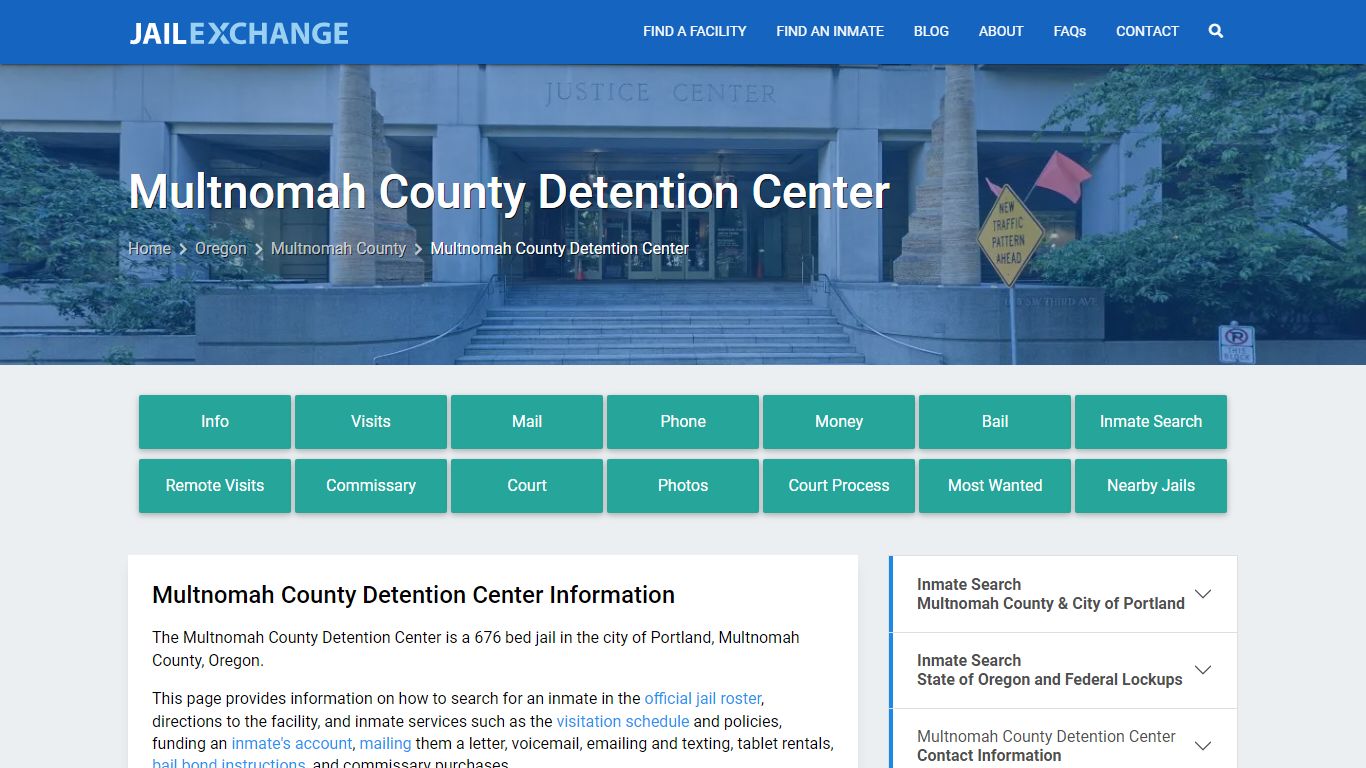 Multnomah County Detention Center - Jail Exchange